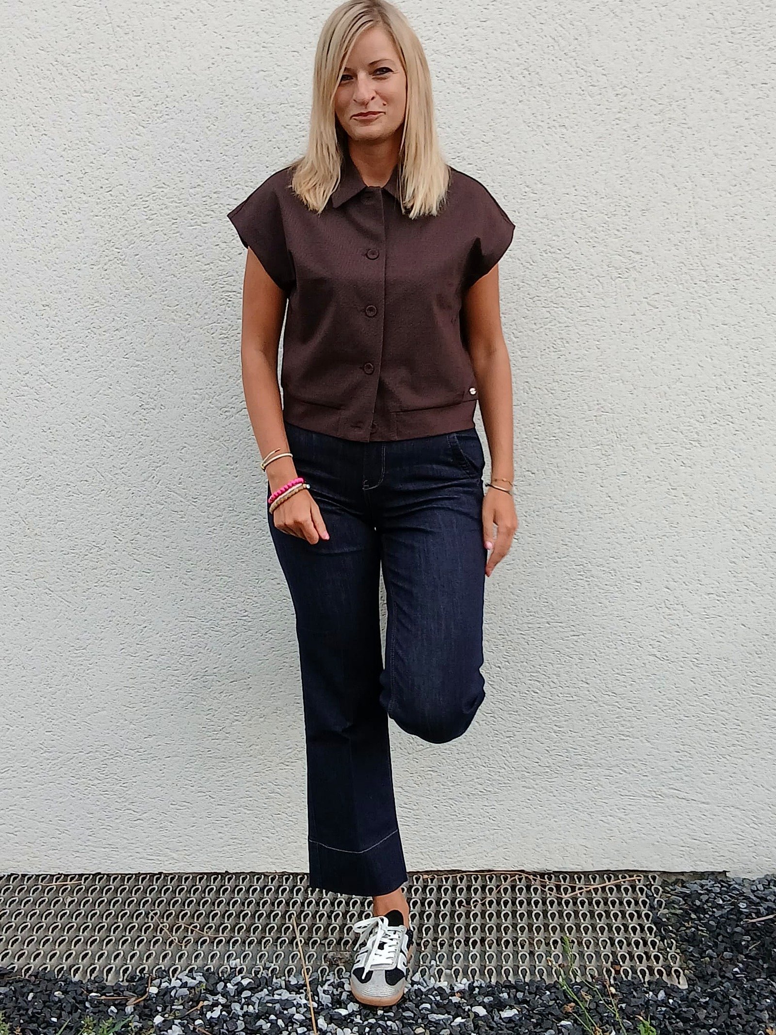 Bomber sans manches punta espresso – Image 2