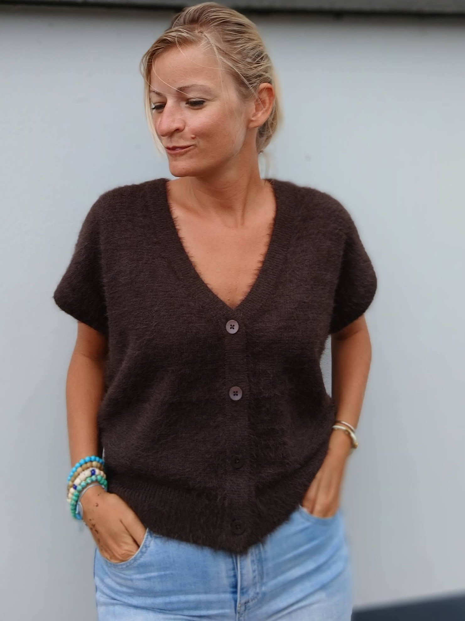 Gilet manches courtes Fuzzy – Image 3