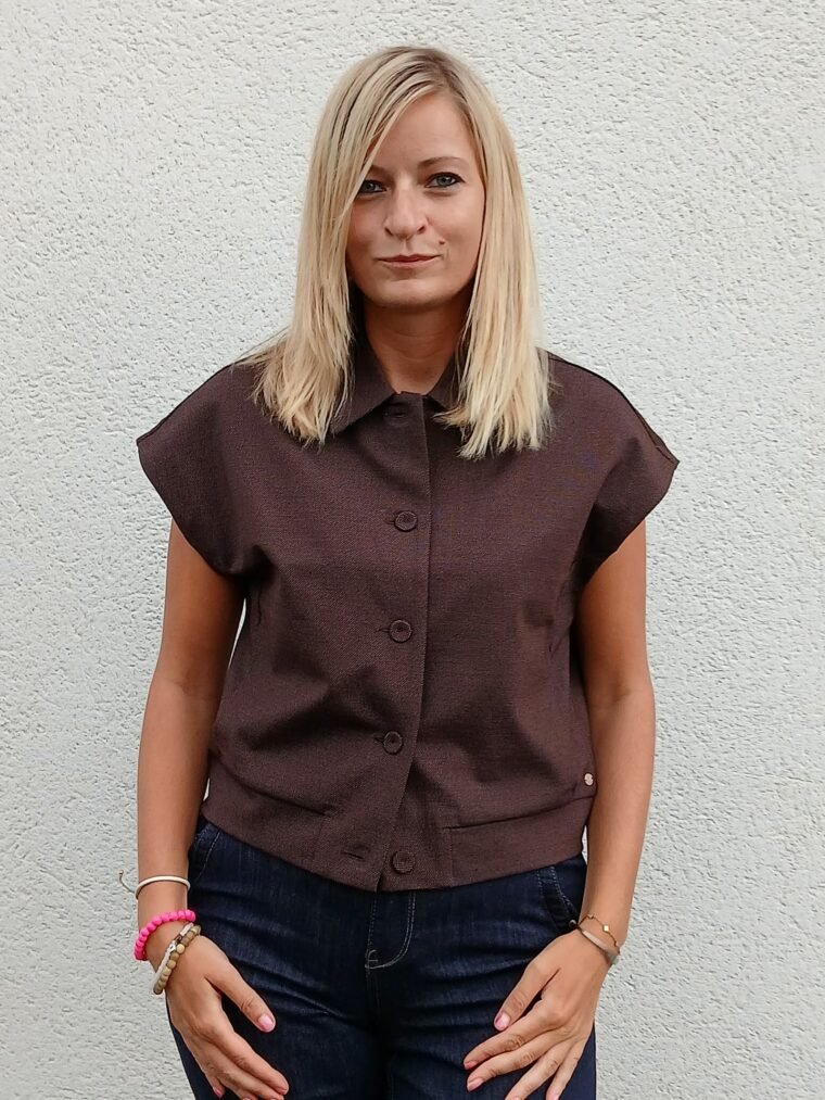 Bomber sans manches punta espresso