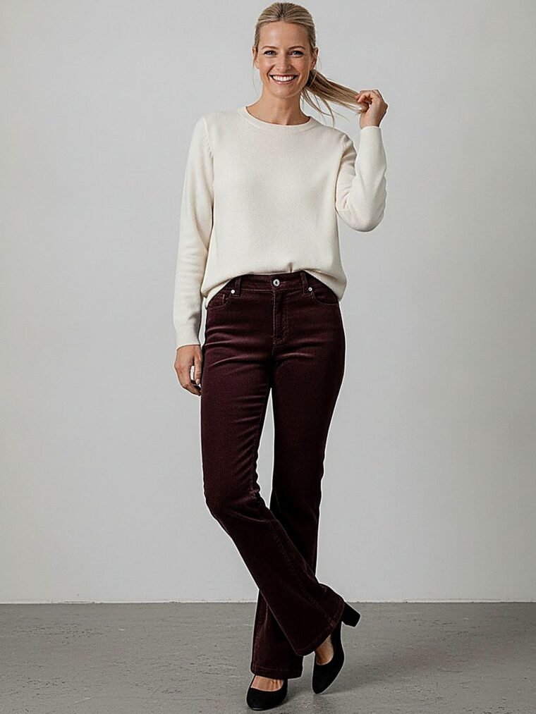 Pantalon Bibette velours côtelé