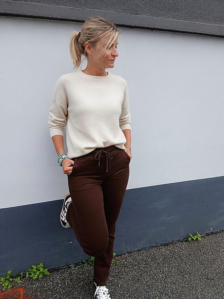 Pantalon Stella velours