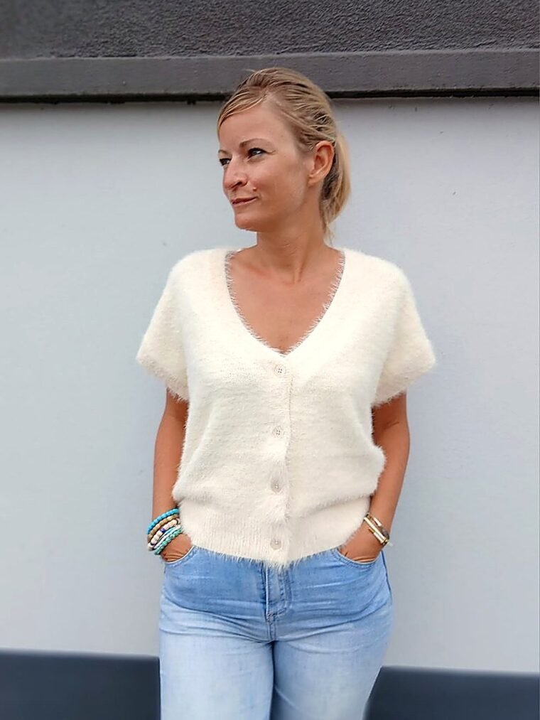 Gilet manches courtes Fuzzy
