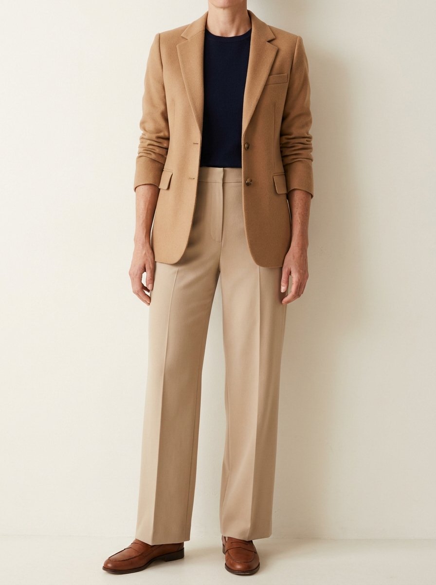 Beige et marine, l’accord couleur