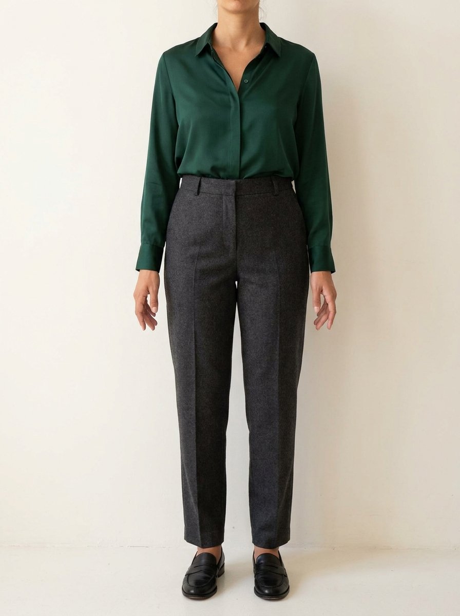 Pantalon beige, l’association à éviter