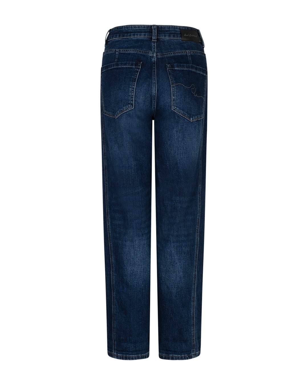 Jean Caitlina side patch dark stone Red Button, vue de dos